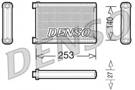 Радиатор отопителя DENSO DRR05005