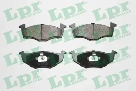 Комплект гальмівніх колодок з 4 шт. дисків LPR 05P627 (фото 1)