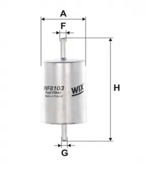Фільтр паливний WIX WIX WIX FILTERS WF8103