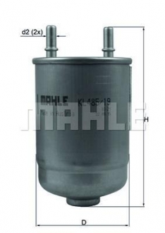 Топливный фильтр MAHLE KNECHT KL485/19D (фото 1)