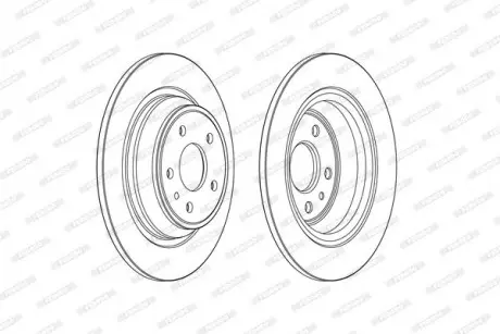 Диск тормозной FERODO DDF2338C