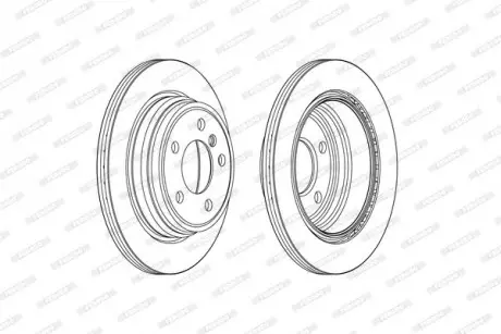 Диск тормозной FERODO DDF2313C