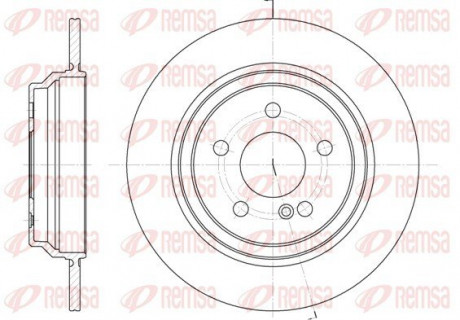Диск тормозной REMSA 6864.00