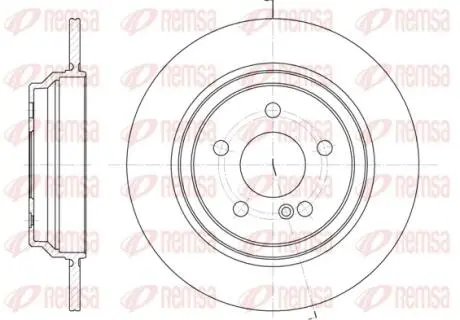 Диск гальмівний REMSA 6864.00 (фото 1)