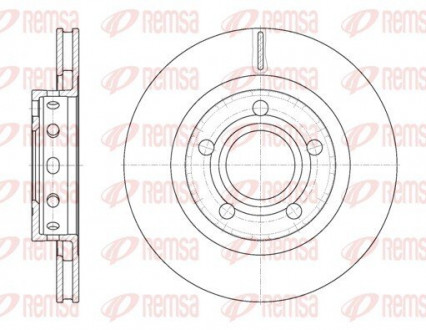Диск тормозной REMSA 6822.10