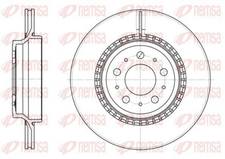 Диск тормозной REMSA 6777.10