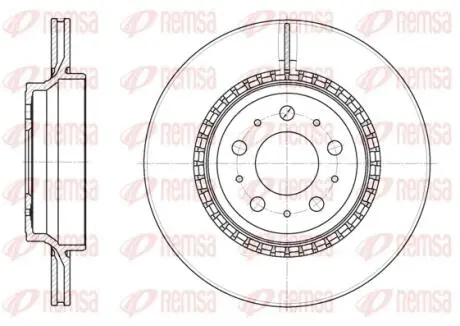 Диск тормозной REMSA 6777.10