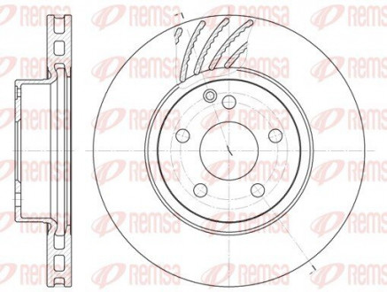 Диск тормозной REMSA 6677.10