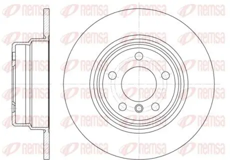 Диск тормозной REMSA 6632.00 (фото 1)
