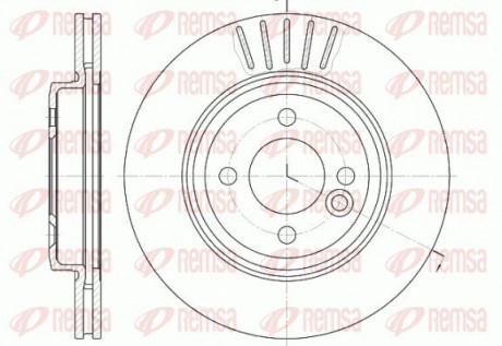 Диск тормозной REMSA 6624.10 (фото 1)