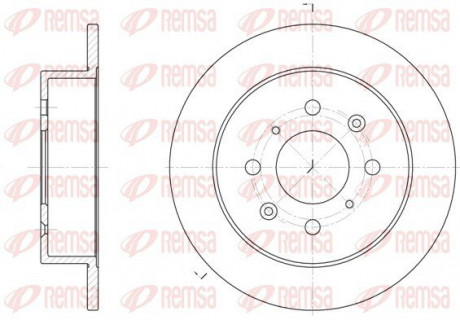 Диск тормозной REMSA 6521.00 (фото 1)