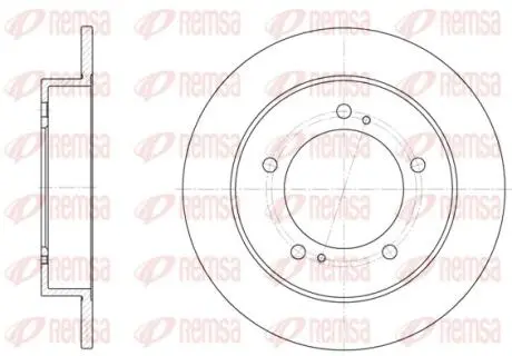 Диск тормозной Remsa REMSA 6331.00