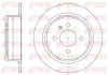 Диск тормозной Remsa 6197.00