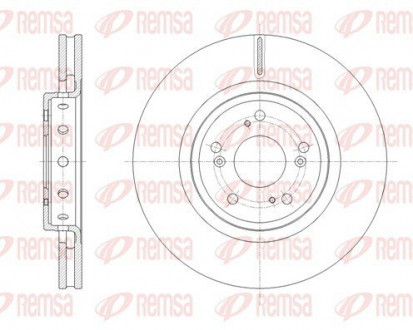 Диск тормозной REMSA 61658.10