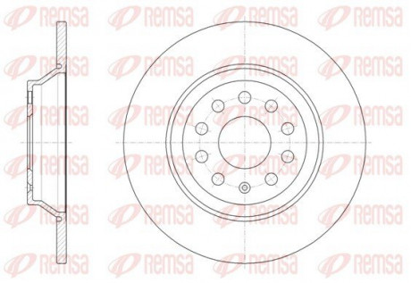Диск тормозной REMSA 61587.00