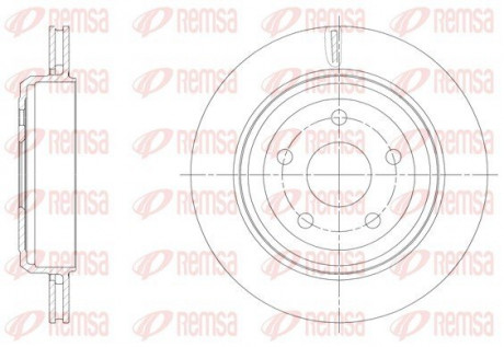 Диск тормозной REMSA 61513.10