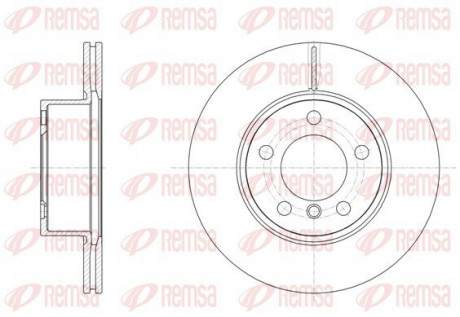 Диск тормозной REMSA 61449.10