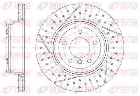 Диск тормозной REMSA 61451.10