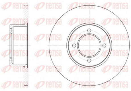 Диск тормозной REMSA 6127.00