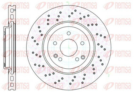 Диск тормозной REMSA 61138.10