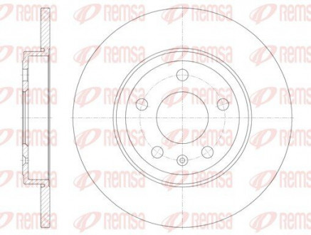 Диск гальмівний REMSA 61011.00