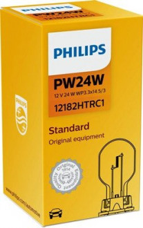 Автолампа Standard PW24W WP3,3X14,5/3 24 W прозрачная PHILIPS 12182HTRC1 (фото 1)