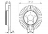 Диск тормозной BOSCH 0986479U04