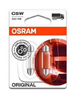 Автолампа C5W SV8,5-8 5 W прозрачная OSRAM 642302B