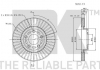 Диск тормозной NK 203253 (фото 3)
