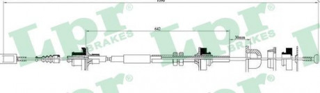 Трос сцепления LPR C0058C