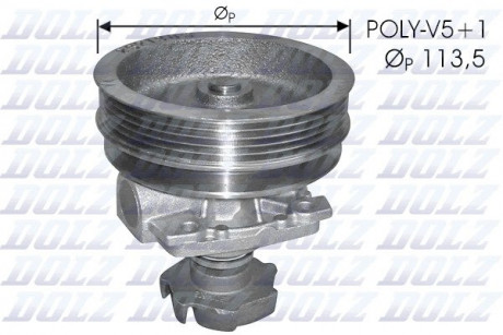 Помпа водяная DOLZ S218