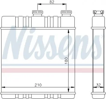 Радиатор First Fit NISSENS 72660