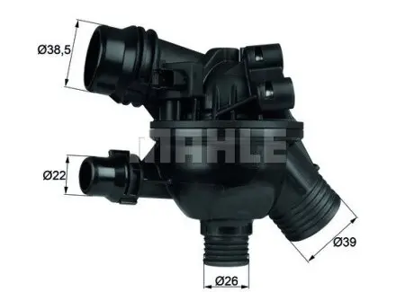 Термостат Behr 2.563.02 BMW (E81, E87, E82), 3 (E93, E92, E90), 5 (E60, E61) 1,6i-2,0i 07- MAHLE KNECHT TM19102