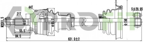 Полуось PROFIT 2730-0786