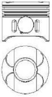 Поршень в комплекте на 1 цилиндр, 2-й ремонт (+0,50) NURAL 87-117907-10