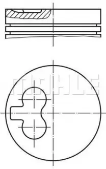Поршень Mahle AUDI MAHLE KNECHT 0347602
