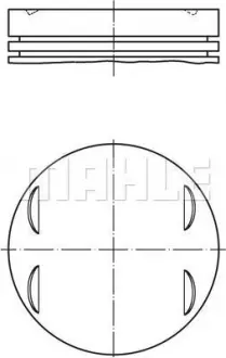 Поршень MAHLE MAHLE KNECHT 00224 02