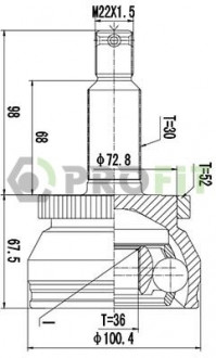 ШРУС PROFIT 2710-1735