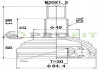 Шрус Logan / Megane2 / Clio3 / Modus K9K / K4M / K4J (30z внутр. X23) PROFIT 2710-1501 (фото 1)