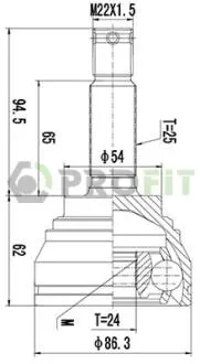 ШРУС PROFIT 2710-1332