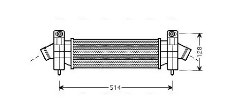 Интеркулер AVA AVA COOLING FDA4341