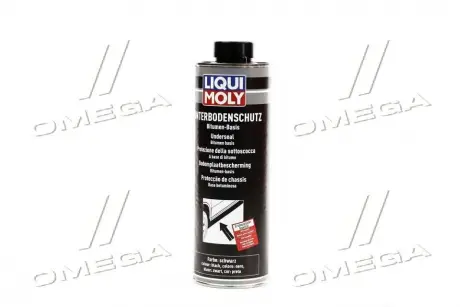 АНТИКОР ДЛЯ ДНИЩА КУЗОВА БІТУМ-СМОЛА (ЧОРНИЙ) UNTERBODENSCHUTZ BITUMEN SCHWARZ 1Л LIQUI MOLY 6112 (фото 1)