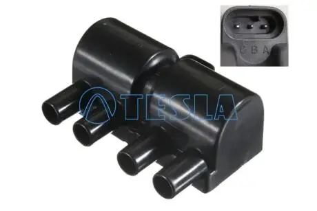 Катушка зажигания 4-х выводная Aveo, Captiva, Cruze, Lacetti, Lanos, Matiz, Tacuma, Evanda Pin тип TESLA CL 220