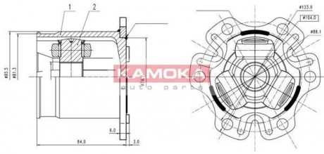 ШРУС внутр.34 / 882мм FORD GALAXY 00 \ '->; SEAT ALHAMBRA 00 \' ->; VW SHARAN 00 \ '-> KAMOKA 8709