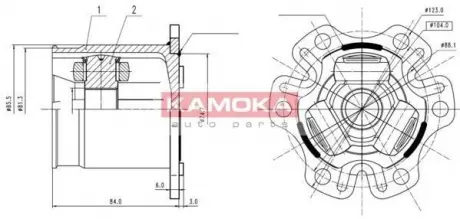 ШРУС внутр.34 / 882мм FORD GALAXY 00 \ '->; SEAT ALHAMBRA 00 \' ->; VW SHARAN 00 \ '-> KAMOKA 8709
