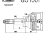 ШРУС наружный Transit VI 2.0TDCI (00-) (род: 28 / вн: 26) Trialli GO 1001 (фото 2)