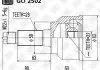 ШРУС наружный Mazda 3 1.5 (05-) (род: 28 / вн: 22) TRIALLI Trialli GO 2502 (фото 2)