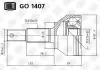 ШРУС наружный Qashqai 2.0 (06-) (род 29 / вн: 35) Trialli GO 1407 (фото 2)