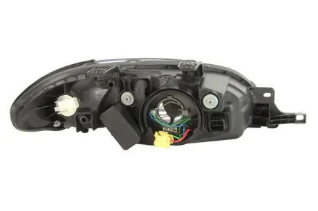 Фара ліва H4, елек. рег., + моторч., черна рамка, 5-дв. [] 06- DEPO 235-1103L-LDEM2