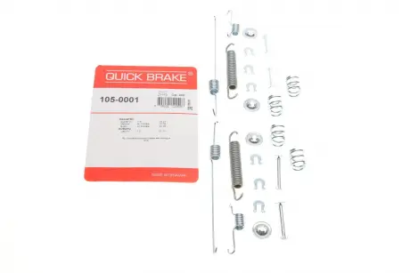 Р-к барабани гальм. колодок QUICK BRAKE 105-0001